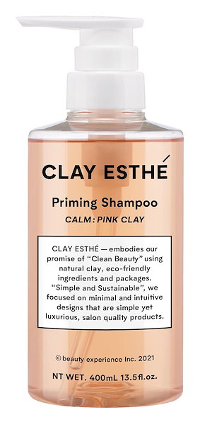 ビーエックス クレイエステ プライミングシャンプー ピンククレイ 400ml