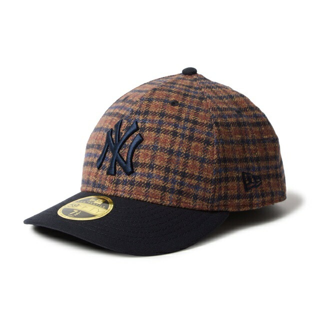 [即納]NEWERA ニューエラ LP 59FIFTY MLB Plaid Flannel フランネル チェック ニューヨーク・ヤンキース ブラウン ネイビー メンズ 男性 帽子 ハット 小物 国内 4,686円