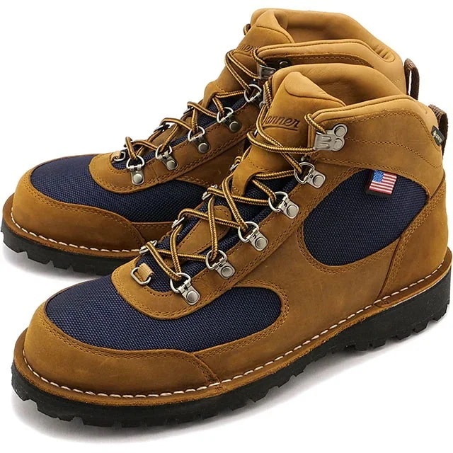 メンズ ブーツ カスケードクレスト5 [60432] 靴 防水 GORE-TEX USA製 BROWN/BLUE