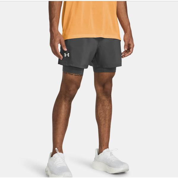 UA ローンチ メンズ 2イン1 5インチ ショーツ 1382640