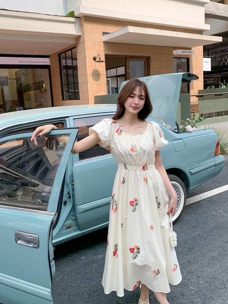 LIERKISS コットンワンピースシリーズ 刺繍