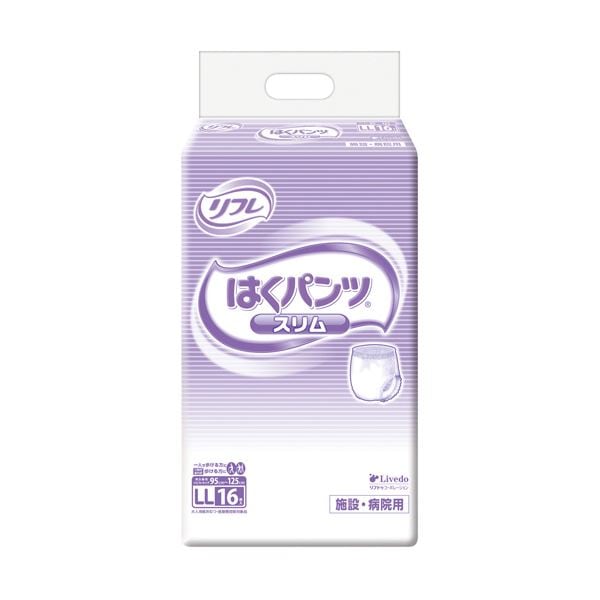 （まとめ）リブドゥコーポレーション リフレはくパンツ スリムタイプ LL 1パック（16枚）[x5]