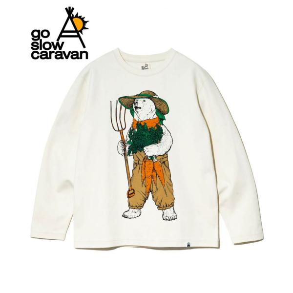 PIECLEXモックロディファーマークマロングスリーブ 359301 メンズ レディース シロクマ 白くま 秋 冬 秋冬