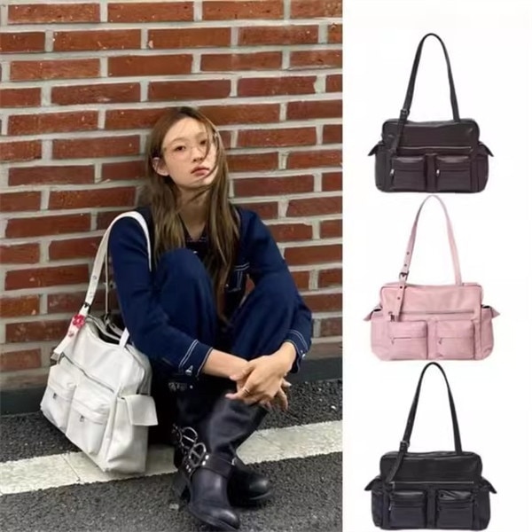 POCKET UTILITY L スクエア ジッパー ミディアム バッグ [5タイプ]