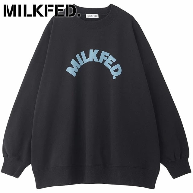 ロゴビッグスウェットトップ [103244012003] LOGO BIG SWEAT TOP レディース トップス トレーナー スウェットシャツ BLACK