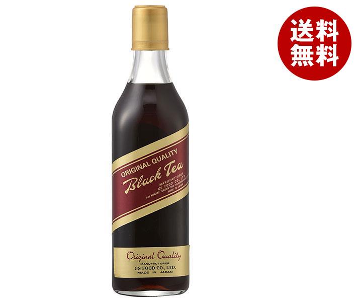 ジーエスフード GS ブラックティー 加糖 500ml瓶＊12本入＊(2ケース)