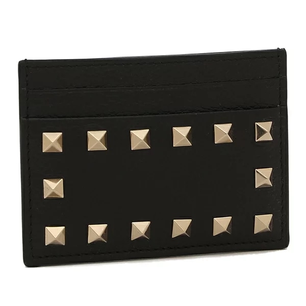 カードケース パスケース ロックスタッズ ブラック レディース 3W2P0486VSH 0NO