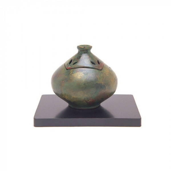 香炉 夕月 敷台付(合金製) 79707