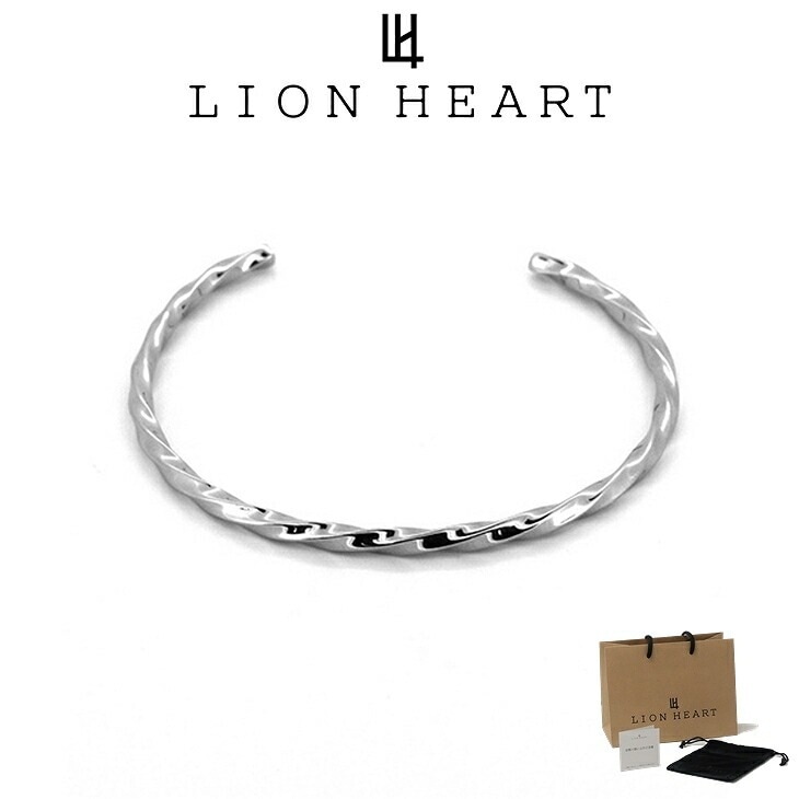 バングル ブレスレット メンズ LH 1 【WEB限定】 ツイスト トライバングル サージカルステンレス LH-03BA0025 ステンレス アレルギーフリー 【ネコポス】