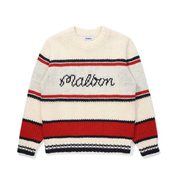 [マルボン公式] バケットポイントセーター IVORY (MAN)