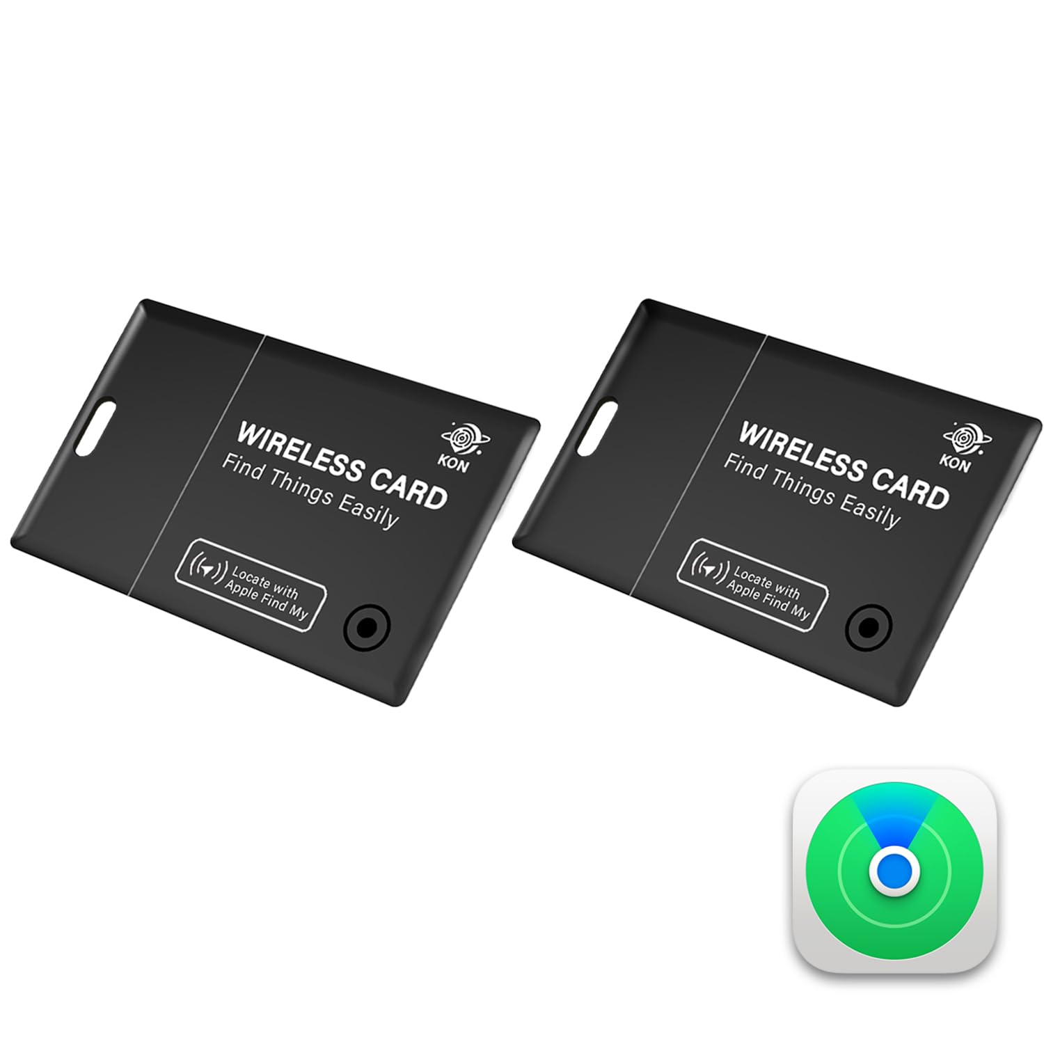 Security CleveTrack Aircard 2個入り 紛失防止タグ Appleの「探す」に対応 (iOS端末のみ) エアタグ カード/技適認証 高齢者 見守り 置き忘れ防止/車 スマートト