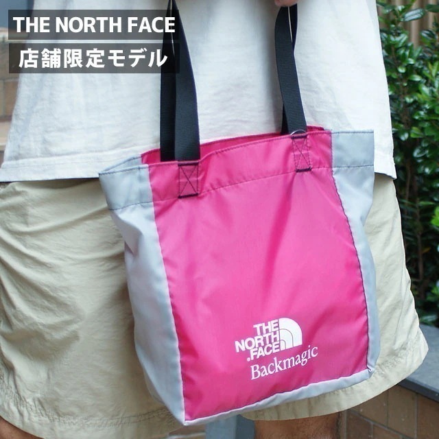 ザノースフェイス THE NORTH FACE Backmagic 店舗限定 TNF BM LOOP Tote S PG(ソサエティーピンクxグレー) NM82246R 277-003062-013