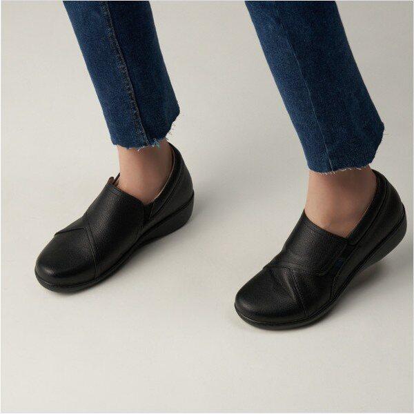 軽量クッションUP女性用短靴スリッポン1XWC96X_GN