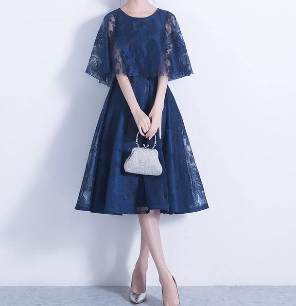 パーティードレス　ドレス　5色　結婚式　演出服　膝丈　披露宴　大きいサイズ　二次会　着瘦せ　卒業会