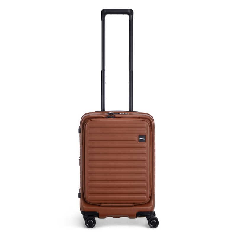 LOJEL　スーツケース Cubo キューボ Small REFRESH 拡張機能付き 宿泊目安：3泊～4泊 [TSAロック搭載 / 37L] バーントシェンナ　CUBO-S-REFRESH-BS