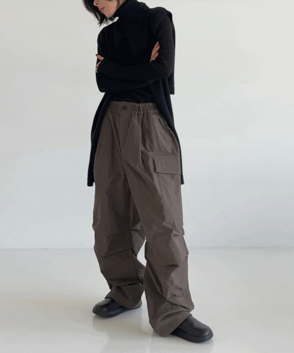FL ダウンバンディングカーゴパンツ(ブラウン)1オンス