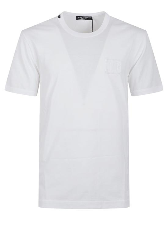 DOLCE & GABBANA Men T-Shirts G8PV1ZG7P3NW0800 White