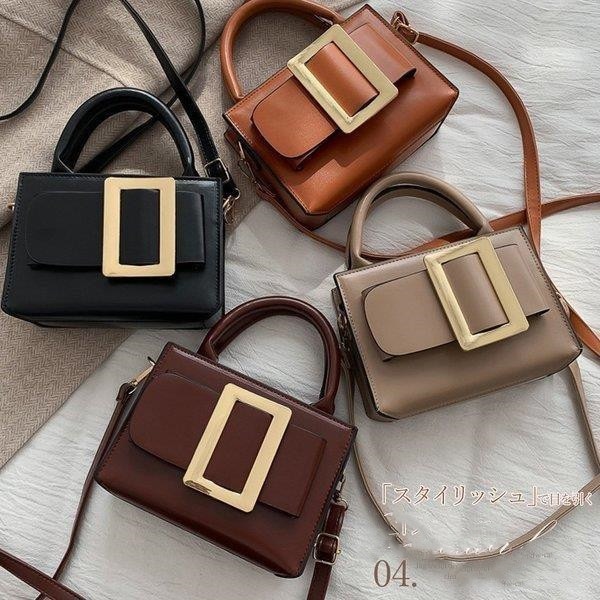 レザーバッグ ショルダーバッグ レディース 斜めがけ 大人 トートバッグ 小さめ ハンドバッグ 黒