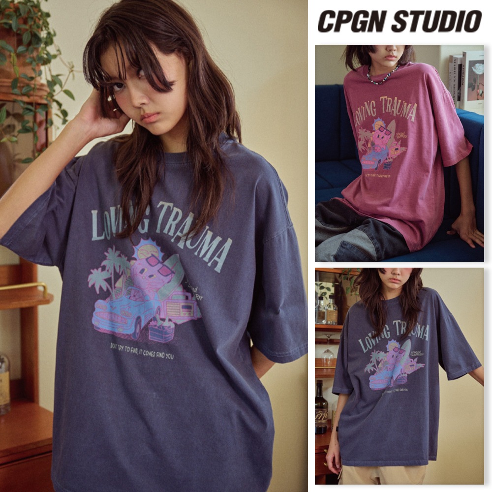 【CPGN STUDIO】 DRIVE CAT Pigment Short Sleeve Tee