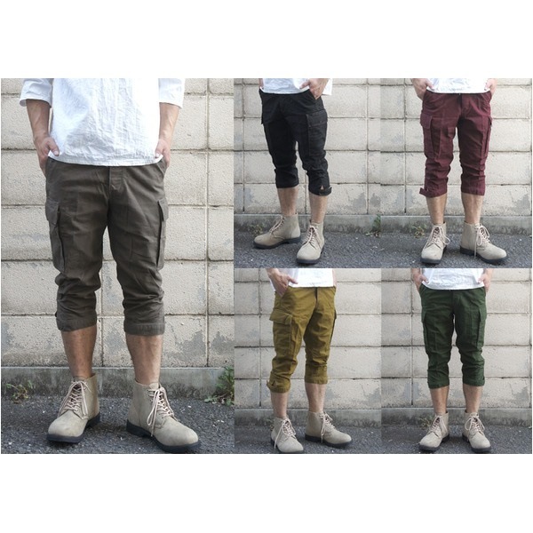 山岳猟兵用登山パンツ ドイツ連邦国軍 モルスキン七分丈後染め P S036YD モス グリーン Gr1 レプリカ