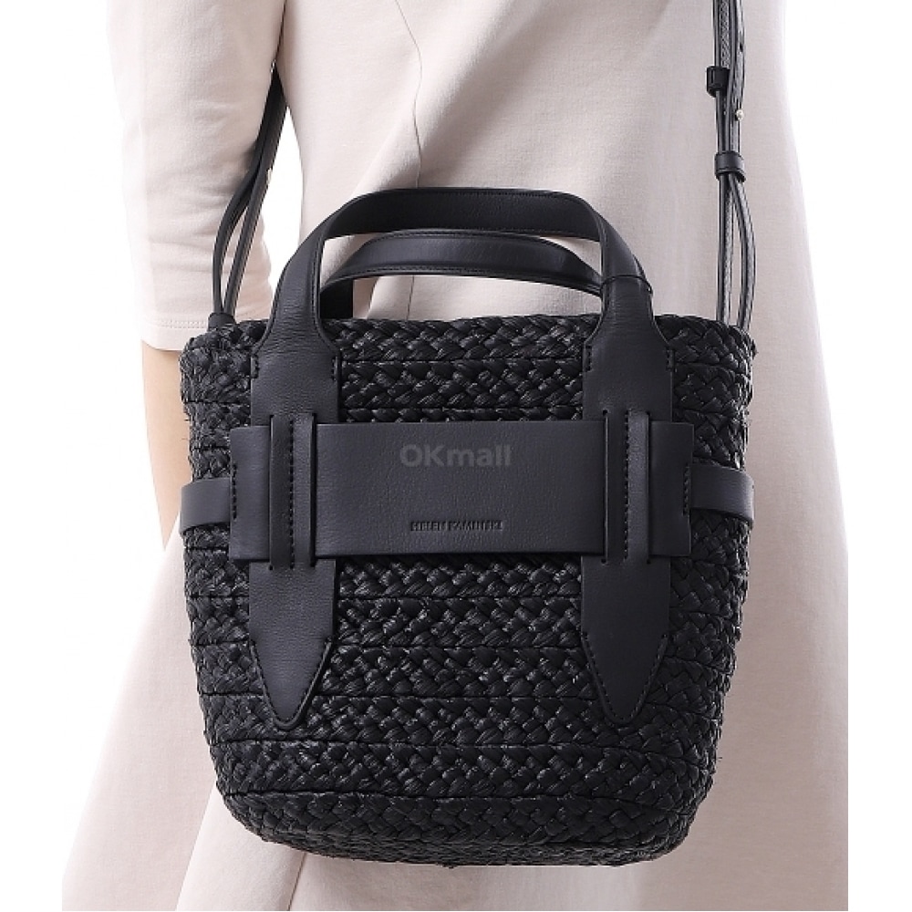 ヘレンカミンスキー LIPARI S トートバッグ-チャコール/ブラック (BAG51960) フリー (チャコール/ブラック)