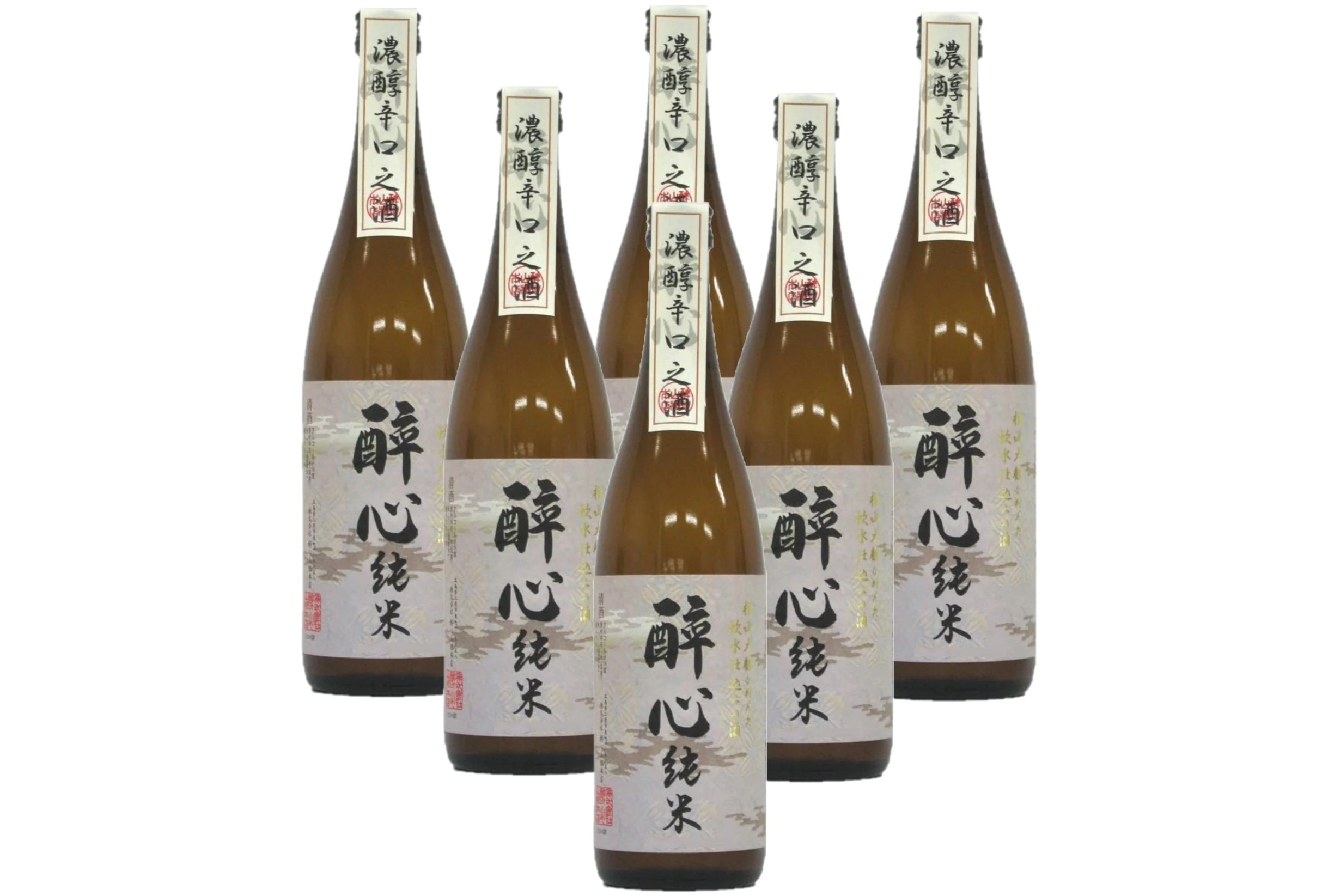日本酒 醉心山根本店 醉心 すいしん 純米酒 濃醇辛口 720ml×1ケース/6本