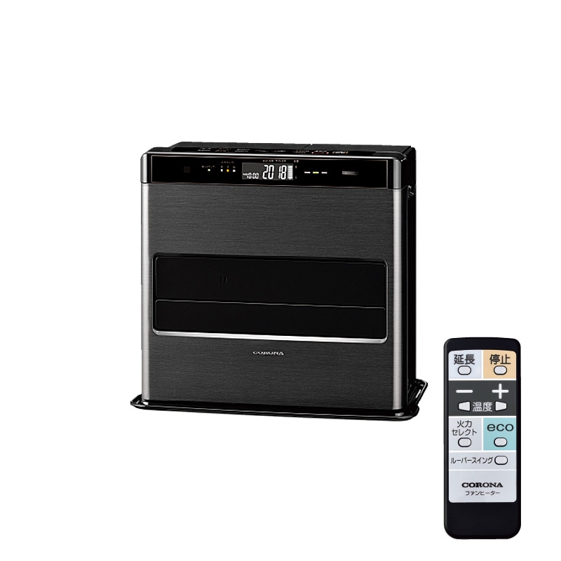 コロナ CORONA FH-CWZ57BYG(KG) WZシリーズ 石油ファンヒーター 主に15畳用 木造15畳・コンクリート20畳まで 5.65～0.80kW グランブラック 2025年モデル石油ファンヒーター