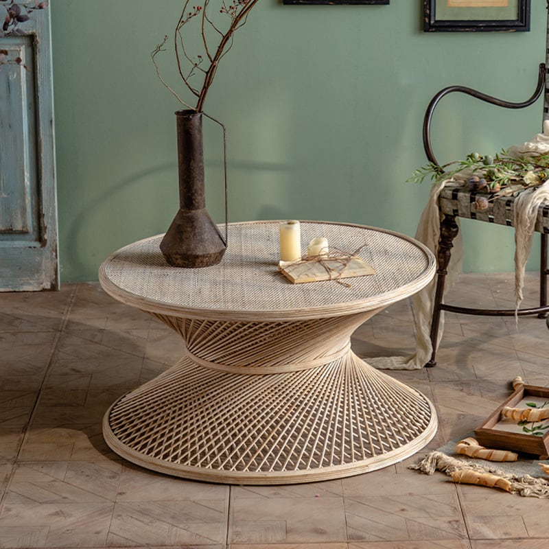 センターテーブル ナチュラル 円形 80cm おしゃれ かわいい 北欧 インテリア ダイニングテーブル リビングテーブル カフェ ブラック