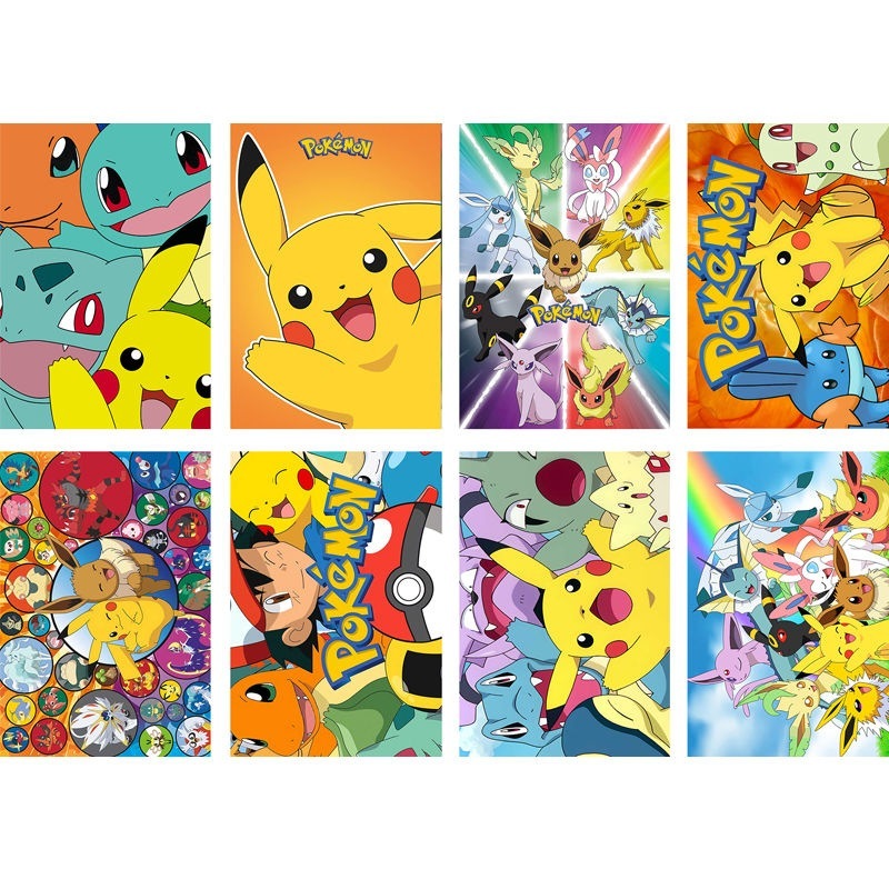 Qoo10] ピカチュウポスターポケモンアニメ周辺寮の : 家具・インテリア