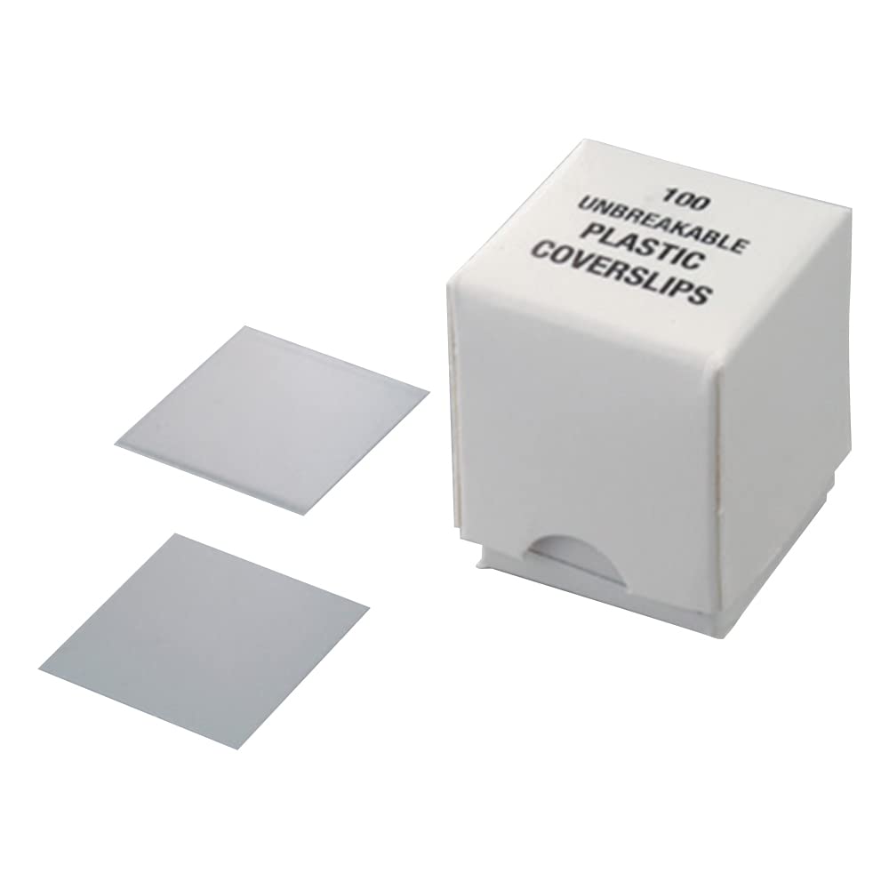 プラスチック製カバーグラス 12-547 22×22mm 100枚×10箱入 /1-6452-01