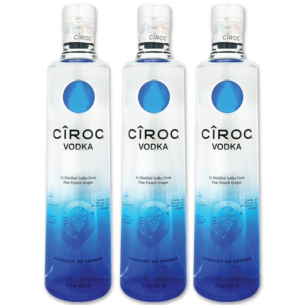 CIROC シロック ウォッカ 700ml 3本セット 40度 正規品 フランス 11,061円