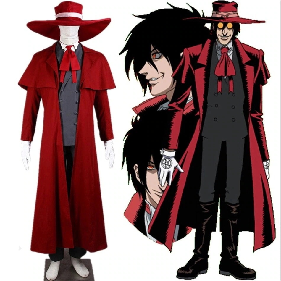 コスプレ衣装 HELLSING アーカード風 Alucard ヘルシング コスチューム期間限定30％パーティーイベント用品コスプレ変装仮装