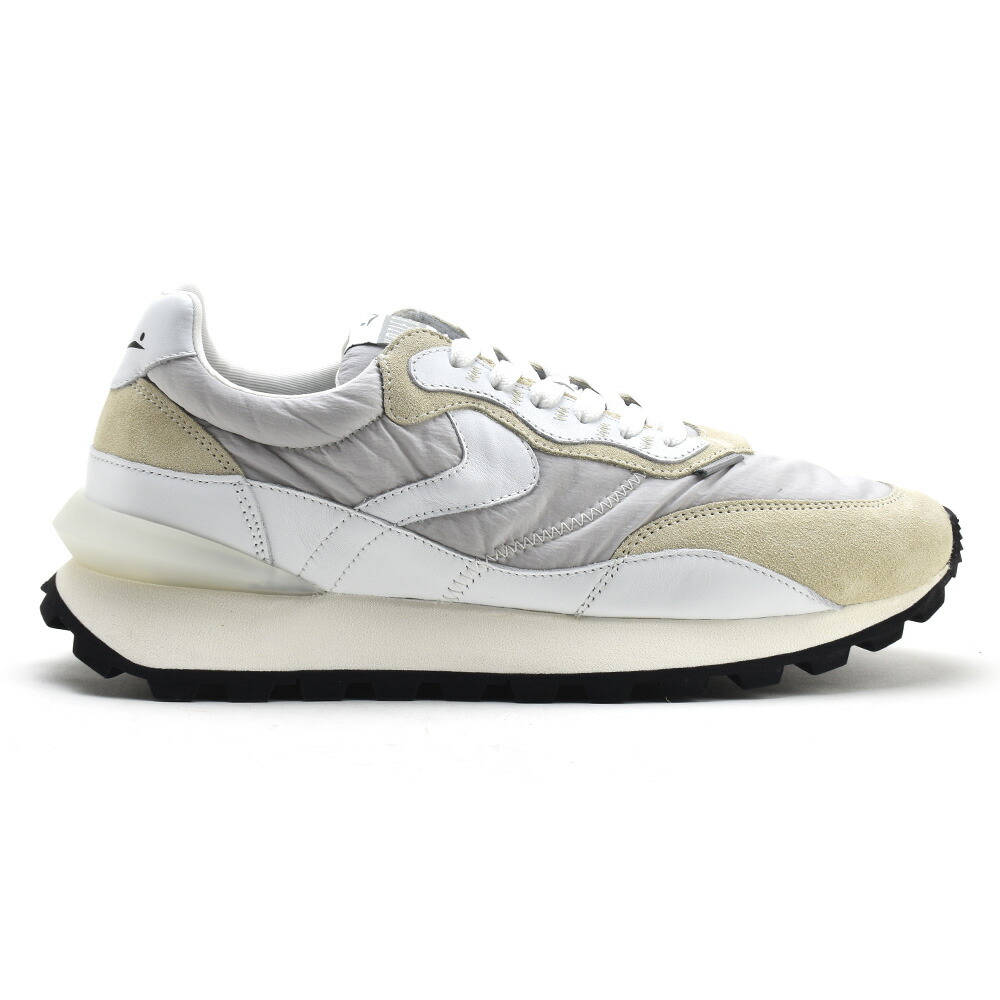 ボイルブランシェ VOILE BLANCHE スニーカー メンズ ダッドスニーカー ローカットスニーカー シューズ 靴 グレー ベージュ QWARK HYPE MAN【2018344031n14】