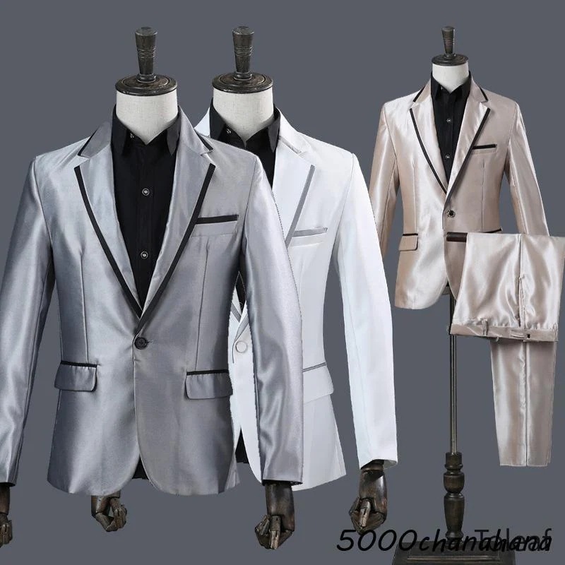 ダンス衣装 忘年会 ズボン メンズ カラースーツ パーティー 新年 [本日のセール]スーツ ビジネススーツ 蝶ネクタイ ステージ衣装 舞台コスプレ衣装