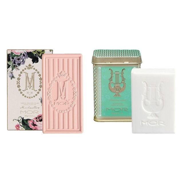 モア マシュマロ トリプルミルドソープ 180g とリトルラグジュアリーズ プチソープ ボヘミアンブーケ 60g のセット