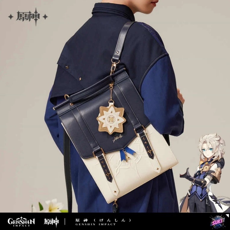 【プロ品質を極める!】原神 / アルベド / インプレッションシリーズ リュックサック / Genshin Impact げんしん コスプレ アニメグッズ 痛バッグ Albedo 阿贝多