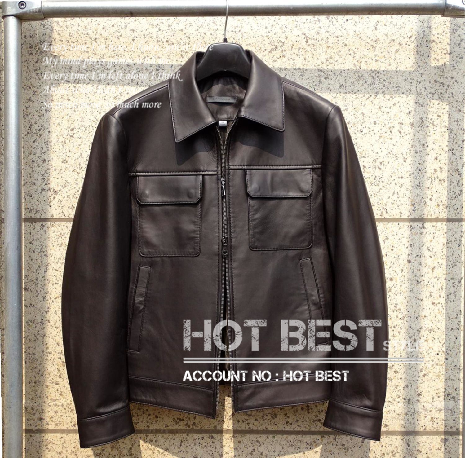 0.8mm シープスキン スタンダードスタイル メンズ 革ジャン ライダース レザージャケット イタリアンレザー ラム 羊革