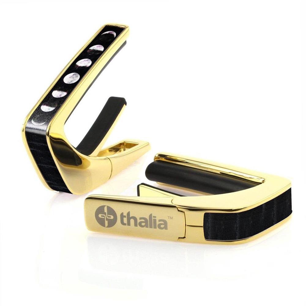Thalia Capos ギターカポ ゴールド仕上げ TH-CG201-10 Moon Phases on Pearl アメリカ製 生産終了モデル 数量限定【並行輸入】