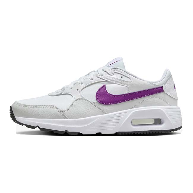 在庫処分特価 ナイキ(NIKE) 2024 HO レディース エア マックス SC ランニングシューズ CW4554-122ホワイト×ホットフューシャ(24y12m)