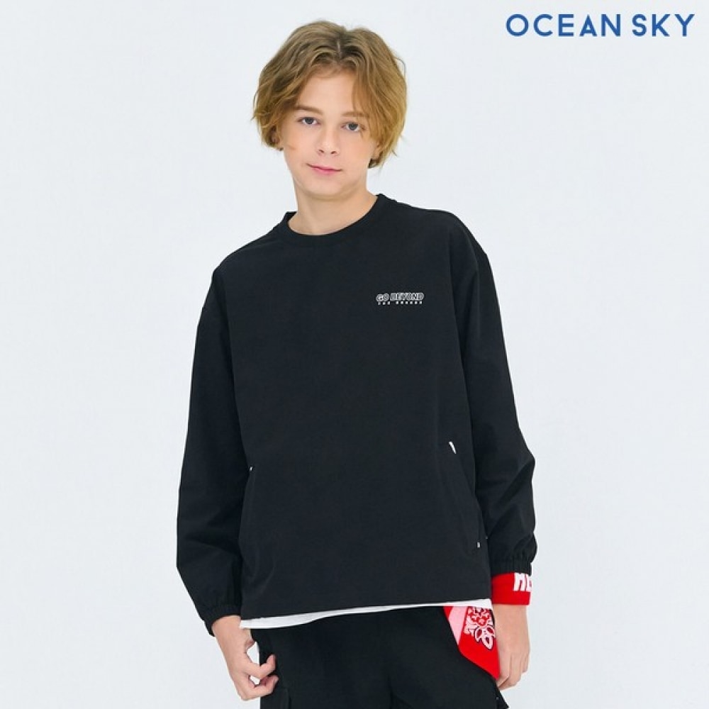 オーシャンスカイ 男の子 ストレッチ グラフィック Tシャツ-DEJB5103B03