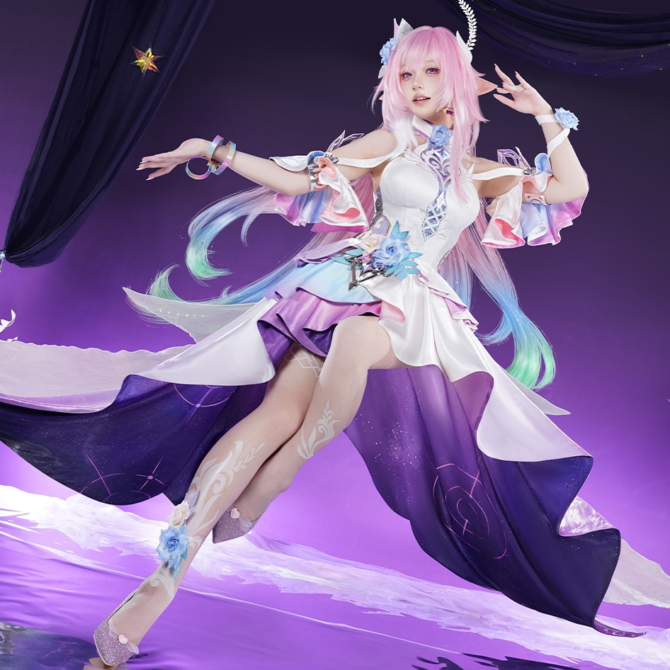 【Azuiblc】崩壊：スターレイル キュレネ コスプレ衣装 金属アクセサリー コスプレ ドレス お洋服 コスチュームセット アニメ
