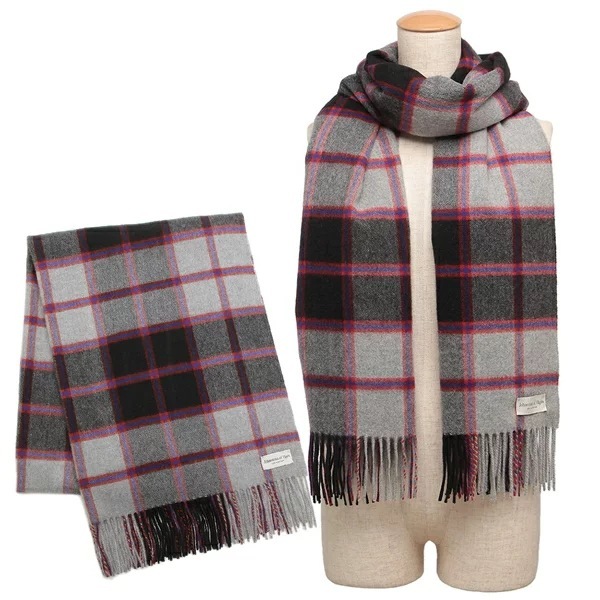 ストール マフラー グレー マルチカラー レディース WA000056 KU0126 大判 34,970円