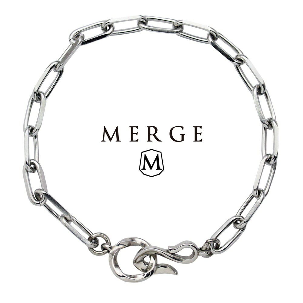 マージ マンテルブレスレット メンズ ステンレス あずきチェーン チェーンブレスレット シルバー 大人 シンプル かっこいい おしゃれ プレゼント 男性 誕生日 結婚祝い 結婚記念日 夫 旦那 父 父
