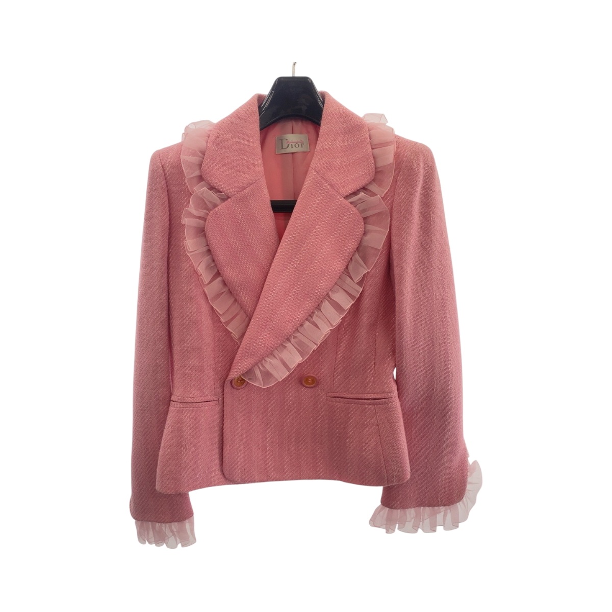 美品 ヴィンテージ フリル ピンク ウール フリル ジャケット レディース 501589 45,240円