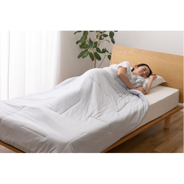 mofua 雲につつまれるような やわらかケット（FJ） セミダブル（SD） グレー