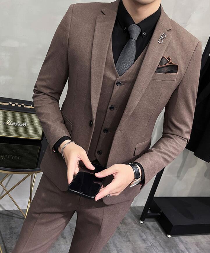 お一人様1点スーツセット 通勤スーツ パーティー ビジネススーツ 男性スーツ パンツスーツ フォーマルスーツ メンズスーツ カジュアルスーツ 大きいサイズ 無地 一つボダン 面接スーツ 結婚式スーツ