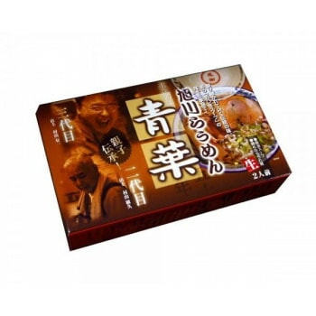 銘店シリーズ　箱入旭川ラーメン青葉（2人前）x10箱セット