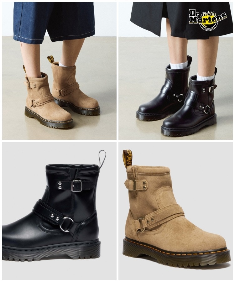 Qoo10 ドクターマーチン ANISTONE HARNESS ショー