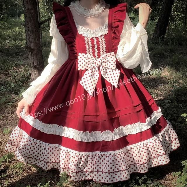 ロリータ洋装学生jskキャミソールワンピース女クリスマスハロウィン コスプレ スカート ロリスーツ ロリ可愛 メイド服 二次元 学園祭 文化祭