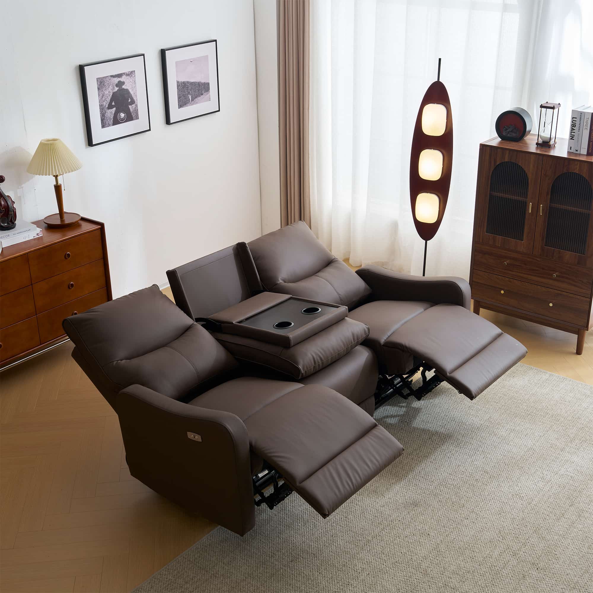 リクライニングチェア リクライニングソファ 3人掛け 電動 リクライニング オットマン一体型 パーソナルチェアー 電動ソファ 耐圧分散 リクライニングチェア 一人暮らし 三人掛け
